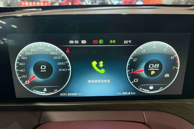 Used Ford Equator 2021 EcoBoost 225 Premier PLUS 7-seater (2/2/3) Odometer Close Up