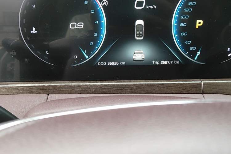 Used Ford Equator 2021 EcoBoost 225 Premier 6-Seater Odometer Close Up