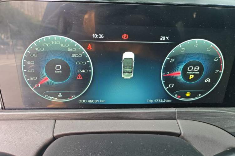 Used Ford Equator 2023 EcoBoost 225 Premier 7-Seater (2/3/2) Odometer Close Up