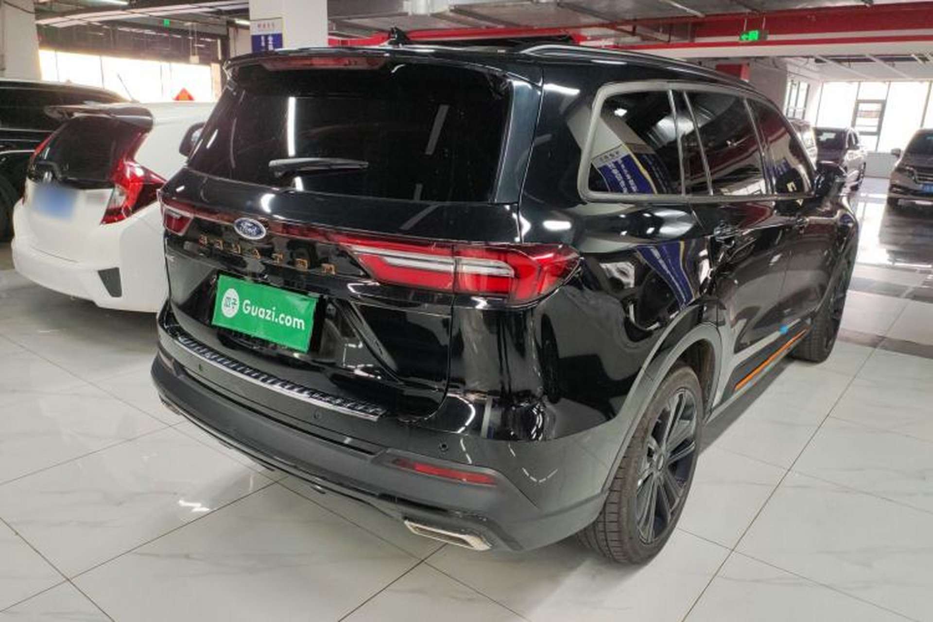 Used Ford Equator 2023 EcoBoost 225 Obsidian Orange Edition Prestige 7-Seater (2/2/3) Rear Right 45 Deg