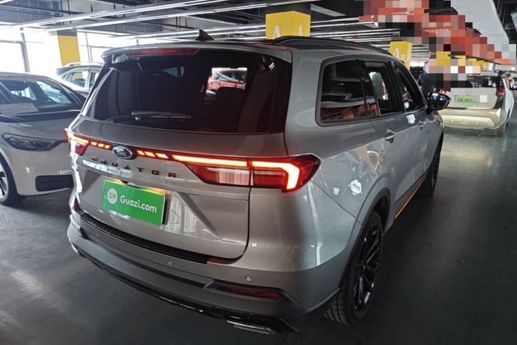 Used Ford Equator 2023 EcoBoost 225 Obsidian Orange Edition Prestige 7-Seater (2/2/3) Rear Right 45 Deg