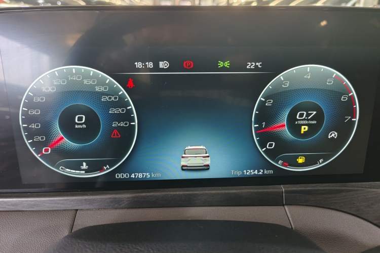 Used Ford Equator 2023 EcoBoost 225 Premier 7-Seater (2/3/2) Odometer Close Up