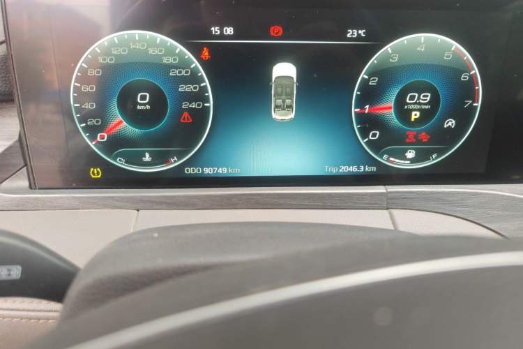 Used Ford Equator 2023 EcoBoost 225 Premier 7-Seater (2/2/3) Odometer Close Up