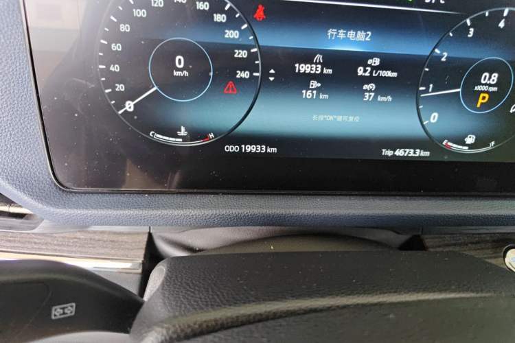 Used Ford Equator Sport 2022 Facelift EcoBoost 170 Prestige Model Odometer Close Up