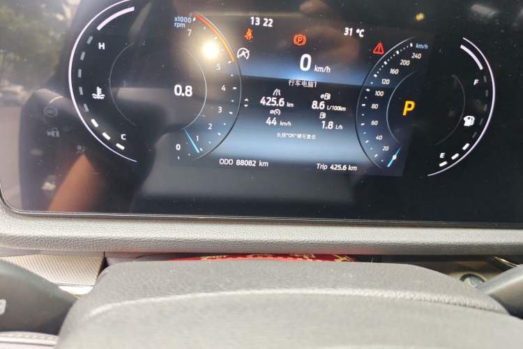 Used Ford Equator Sport 2022 EcoBoost 170 Premier Edition Odometer Close Up