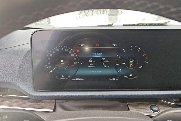 Used Ford Equator Sport 2022 Facelift EcoBoost 170 Prestige Model Instrument Cluster