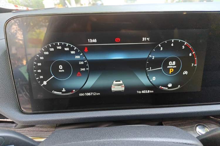 Used Ford Equator Sport 2022 Facelift EcoBoost 170 Prestige Model Instrument Cluster