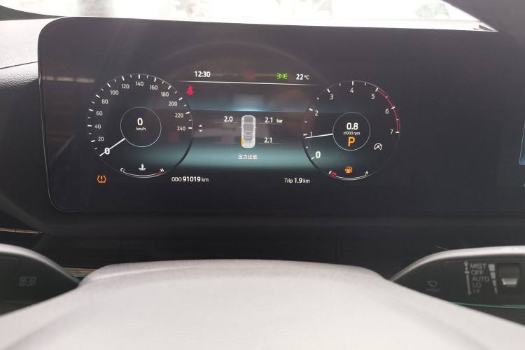Used Ford Equator Sport 2022 Facelift EcoBoost 170 Prestige Model Instrument Cluster