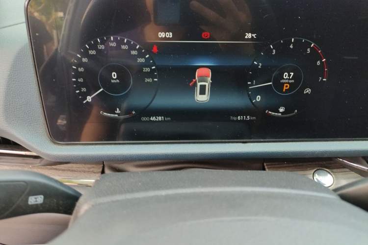Used Ford Equator Sport 2022 Facelift EcoBoost 170 Prestige Model Odometer Close Up