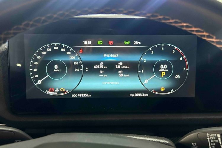 Used Ford Equator Sport 2022 Edge EcoBoost 170 Light & Shadow Odometer Close Up