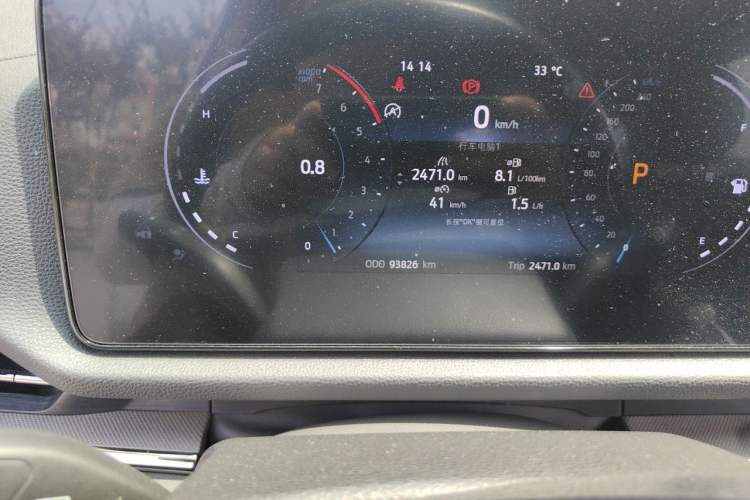 Used Ford Equator Sport 2022 EcoBoost 170 Platinum Edition Odometer Close Up