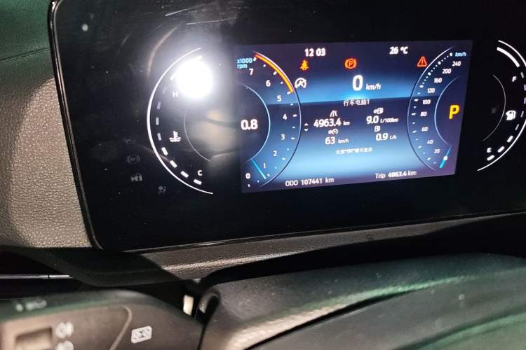 Used Ford Equator Sport 2022 EcoBoost 170 Platinum Edition Odometer Close Up
