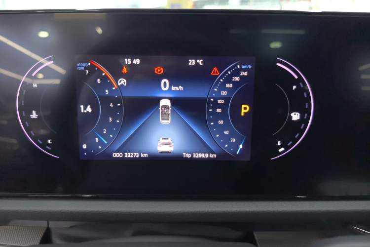 Used Ford Equator Sport 2023 EcoBoost 170 Platinum Edition Odometer Close Up