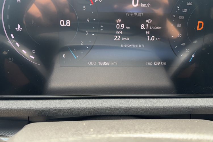 Used Ford Equator Sport 2023 EcoBoost 170 Prime Edition Odometer Close Up