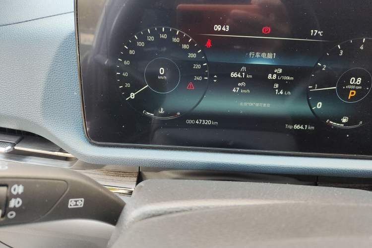 Used Ford Equator Sport 2023 EcoBoost 170 Elite Model Odometer Close Up