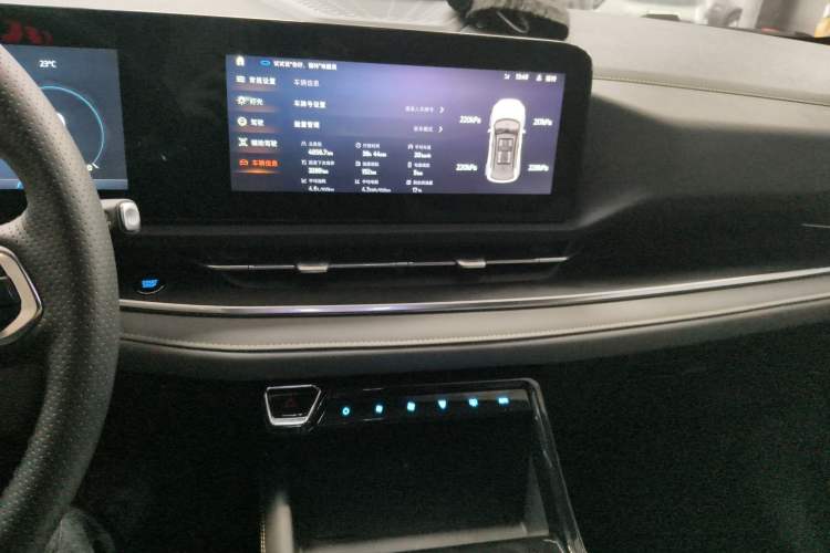 Used Ford Equator Sport New Energy 2025 Luxury Plus Version Audio And AC Panel