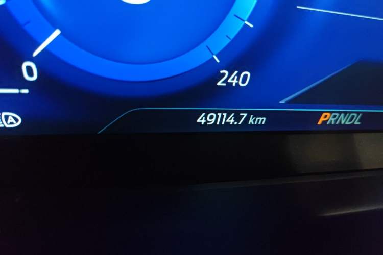 Used Ford Escape 2020 EcoBoost 245 Four-Wheel Drive Luxury Edition Odometer Close Up