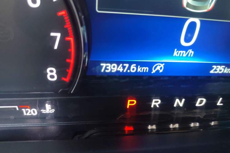 Used Ford Escape 2020 EcoBoost 245 Four-Wheel Drive Titanium Edition Odometer Close Up