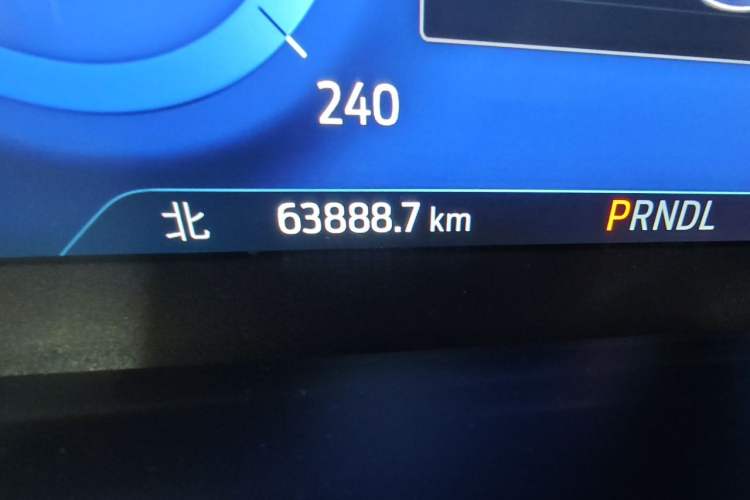 Used Ford Escape 2020 EcoBoost 245 Four-Wheel Drive Luxury Edition Odometer Close Up