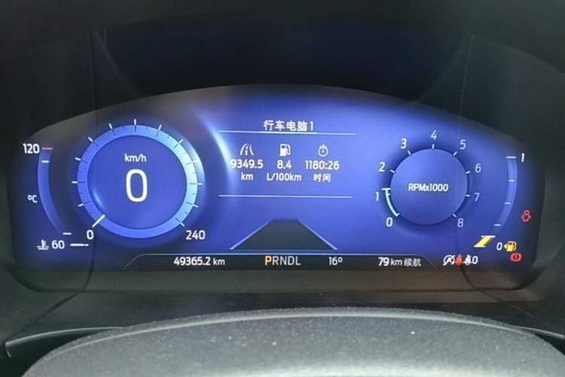 Used Ford Escape 2020 EcoBoost 245 Four-Wheel Drive Luxury Edition Instrument Cluster
