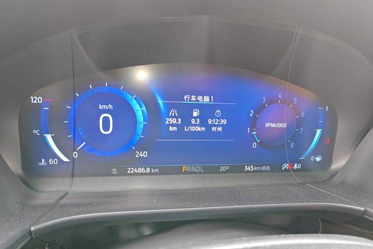 Used Ford Escape 2020 EcoBoost 245 Four-Wheel Drive Luxury Edition Instrument Cluster