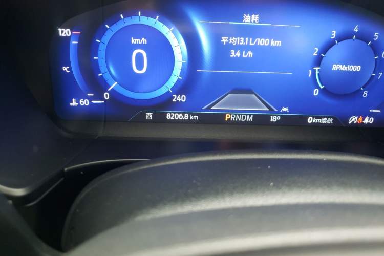 Used Ford Escape 2020 EcoBoost 245 Four-Wheel Drive ST-LINE Deluxe Edition Odometer Close Up