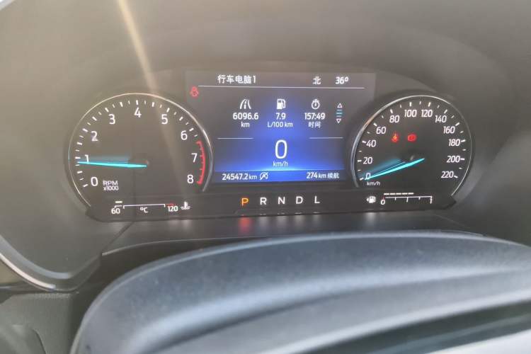 Used Ford Escape 2020 EcoBoost 245 Two-Wheel-Drive Titanium Edition Odometer Close Up
