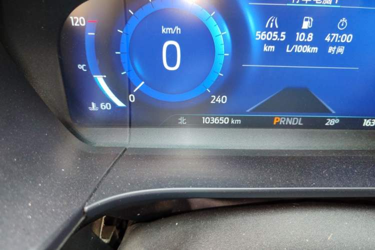 Used Ford Escape 2020 EcoBoost 245 Four-Wheel Drive Luxury Edition Odometer Close Up