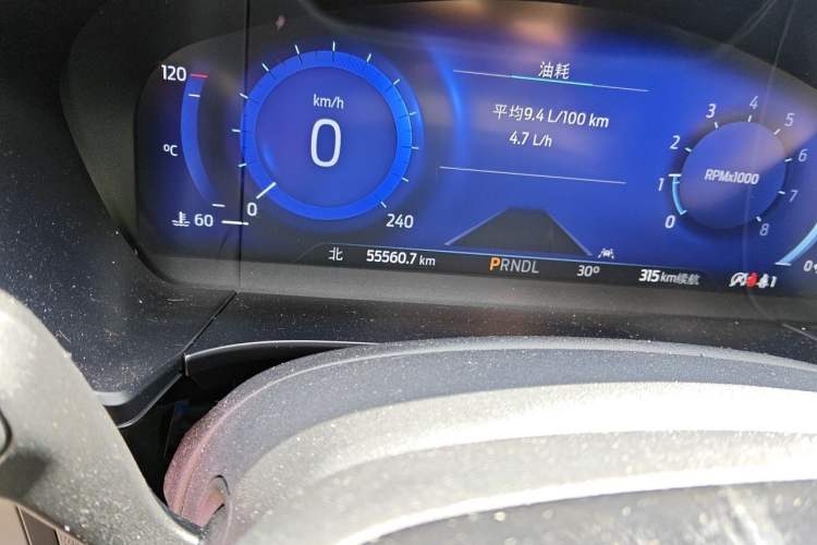 Used Ford Escape 2020 EcoBoost 245 Two-Wheel Drive Smart & Enjoyment Model Odometer Close Up