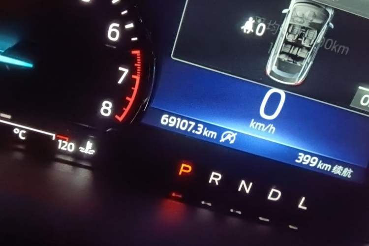 Used Ford Escape 2020 EcoBoost 245 Two-Wheel-Drive Titanium Edition Odometer Close Up