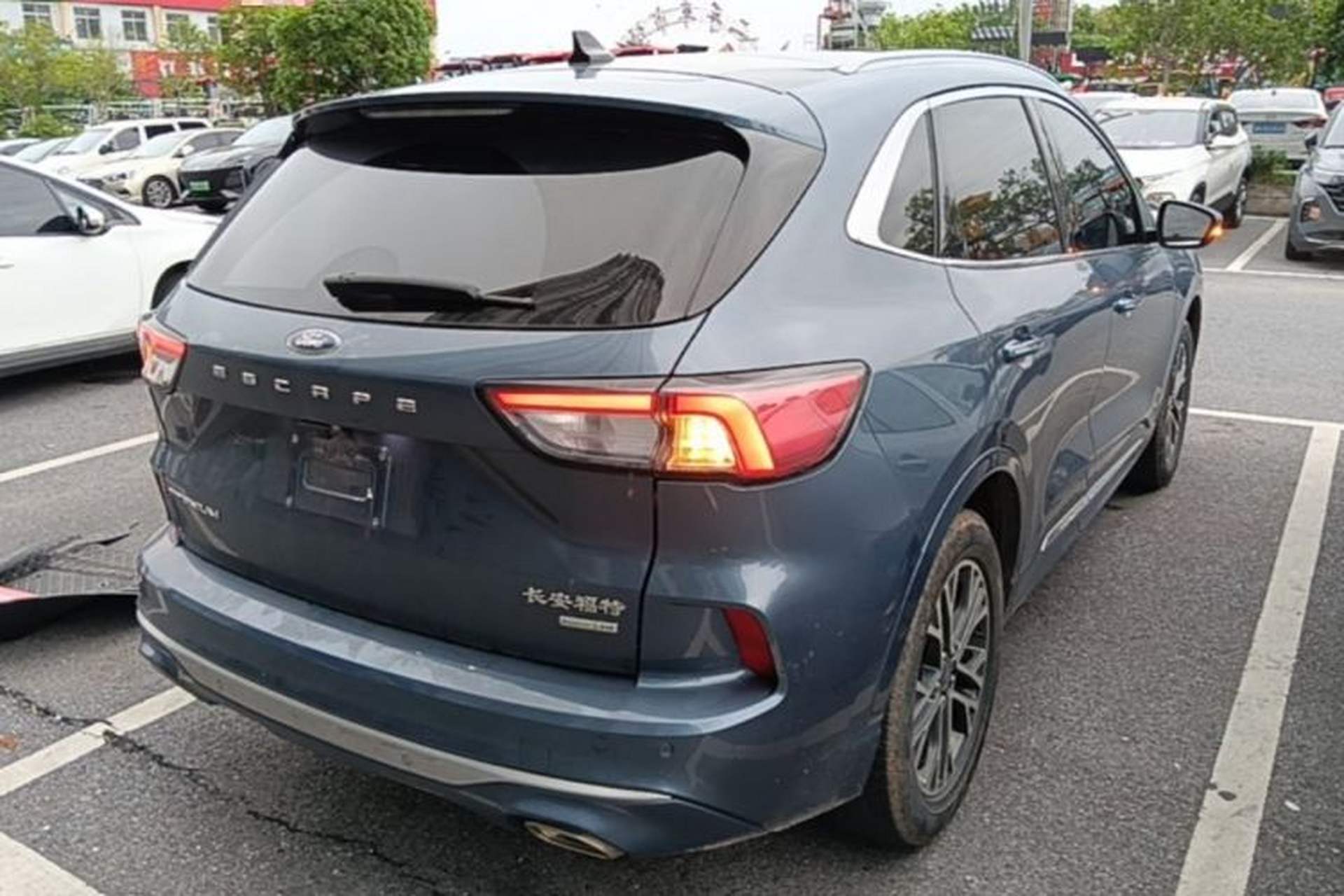 Used Ford Escape 2020 EcoBoost 245 Four-Wheel Drive Luxury Edition Rear Right 45 Deg