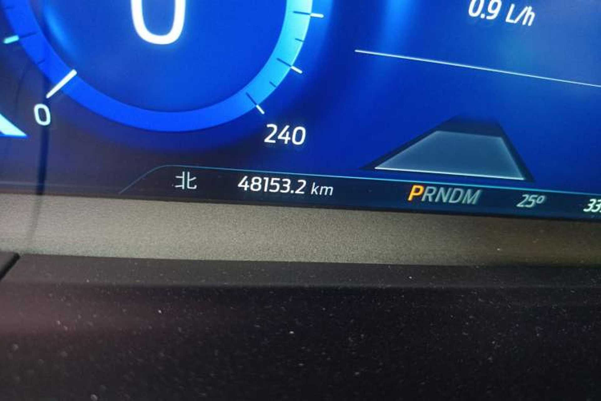 Used Ford Escape 2020 EcoBoost 245 Four-Wheel Drive ST-LINE Deluxe Edition Odometer Close Up