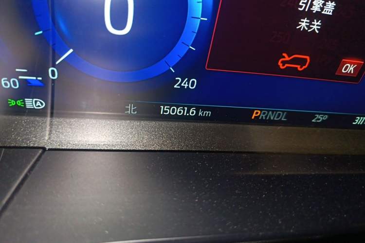 Used Ford Escape 2020 EcoBoost 245 Four-Wheel Drive Luxury Edition Odometer Close Up