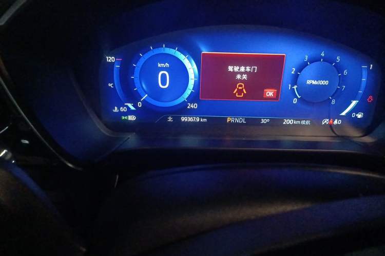 Used Ford Escape 2020 EcoBoost 245 Two-Wheel-Drive Titanium Edition Odometer Close Up