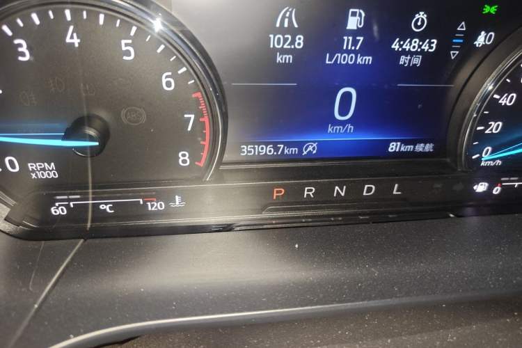 Used Ford Escape 2020 EcoBoost 245 Two-Wheel-Drive Titanium Edition Odometer Close Up