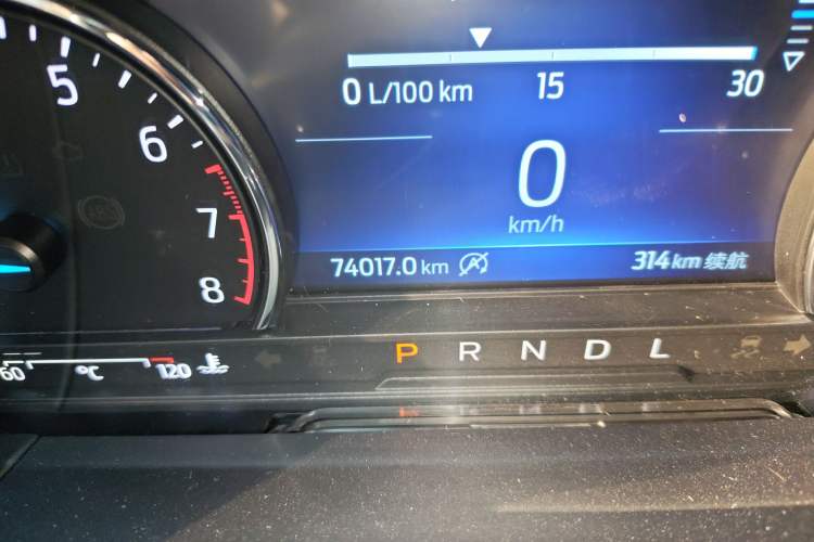 Used Ford Escape 2020 EcoBoost 245 Four-Wheel Drive Titanium Edition Odometer Close Up