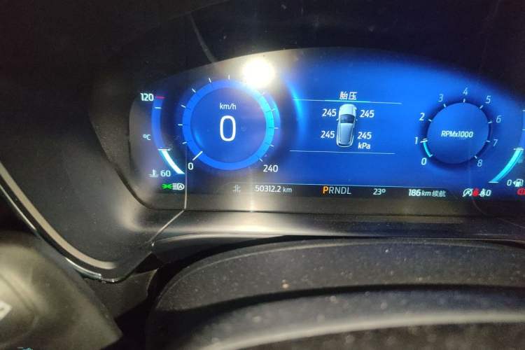 Used Ford Escape 2020 EcoBoost 245 Four-Wheel Drive Luxury Edition Odometer Close Up