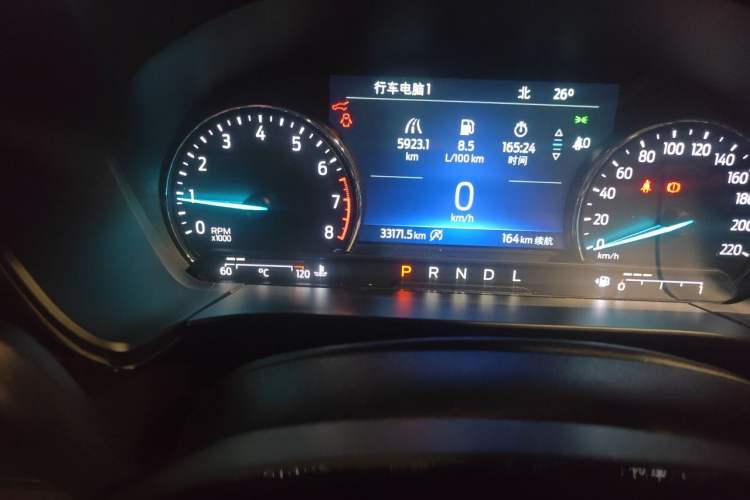 Used Ford Escape 2020 EcoBoost 245 Two-Wheel-Drive Titanium Edition Odometer Close Up