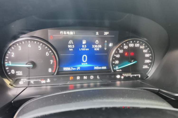 Used Ford Escape 2024 EcoBoost 245 Four-Wheel Drive Prestige Model Instrument Cluster