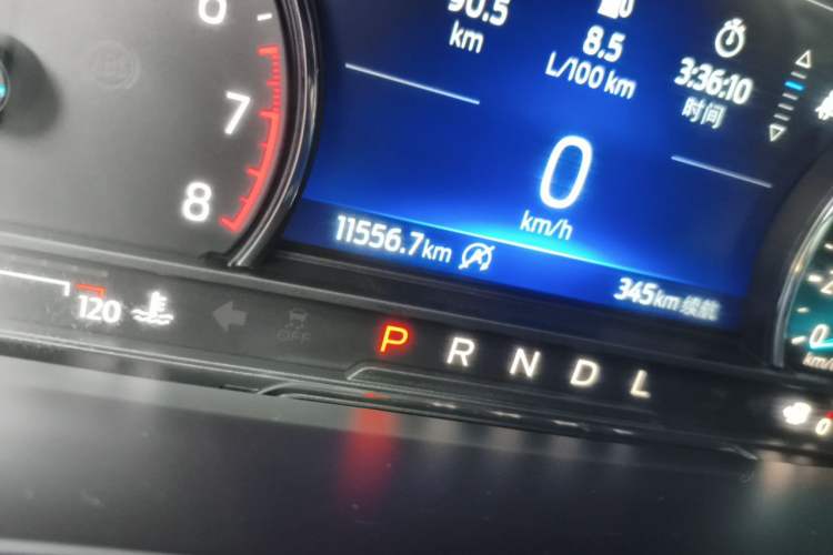 Used Ford Escape 2024 EcoBoost 245 Four-Wheel Drive Prestige Model Odometer Close Up