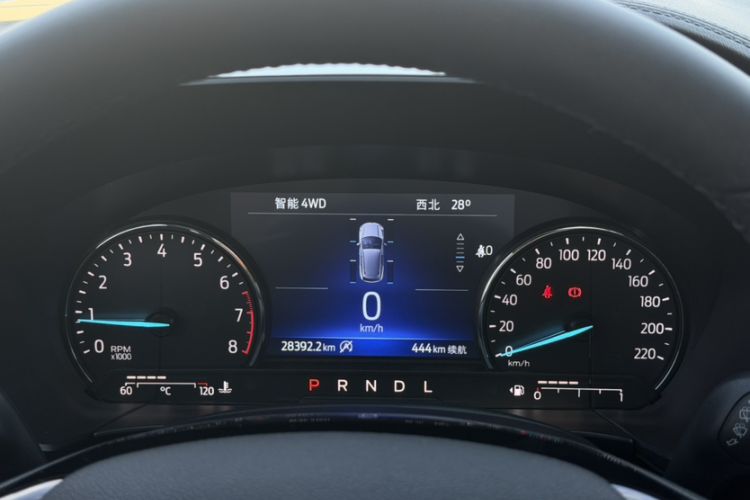 Used Ford Escape 2024 EcoBoost 245 Four-Wheel Drive Prestige Model Odometer Close Up