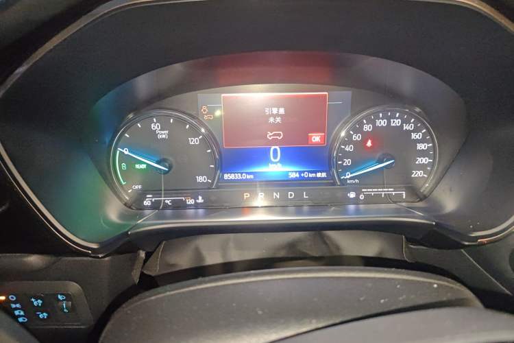 Used Ford Escape New Energy 2021 PHEV model Odometer Close Up
