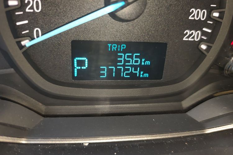 Used Ford Escort 2015 1.5L Automatic Comfort Edition Odometer Close Up