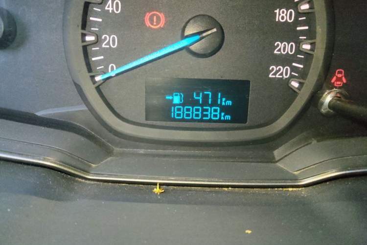 Used Ford Escort 2015 1.5L Manual Comfort Model Odometer Close Up