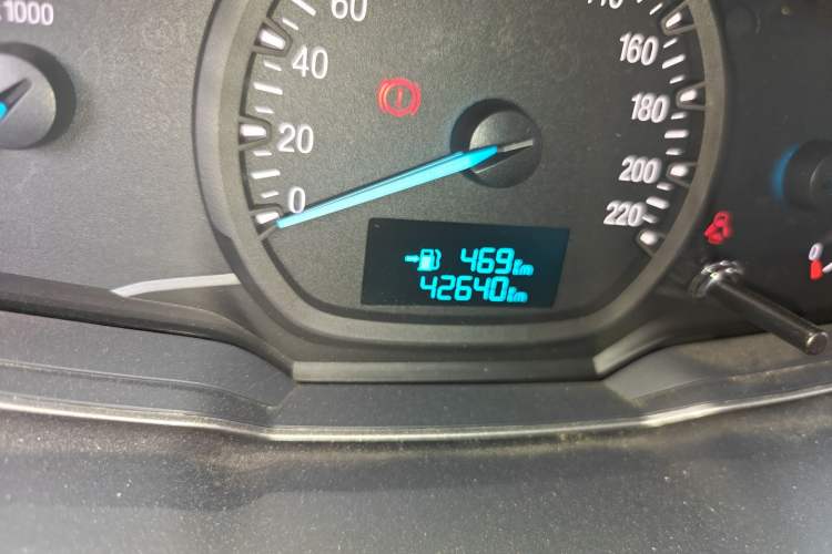 Used Ford Escort 2015 1.5L Manual Comfort Model Odometer Close Up