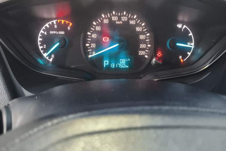 Used Ford Escort 2015 1.5L Automatic Comfort Edition Odometer Close Up