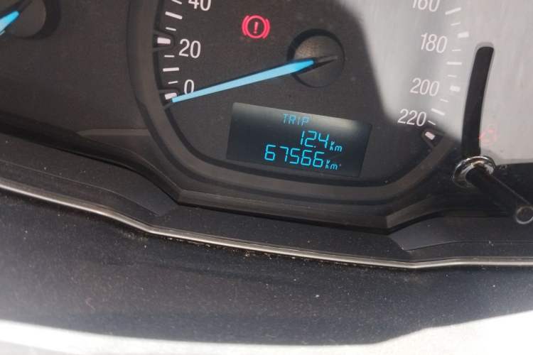 Used Ford Escort 2015 1.5L Manual Comfort Model Odometer Close Up