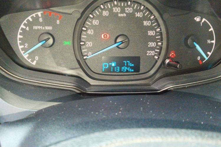 Used Ford Escort 2015 1.5L Automatic Comfort Edition Odometer Close Up