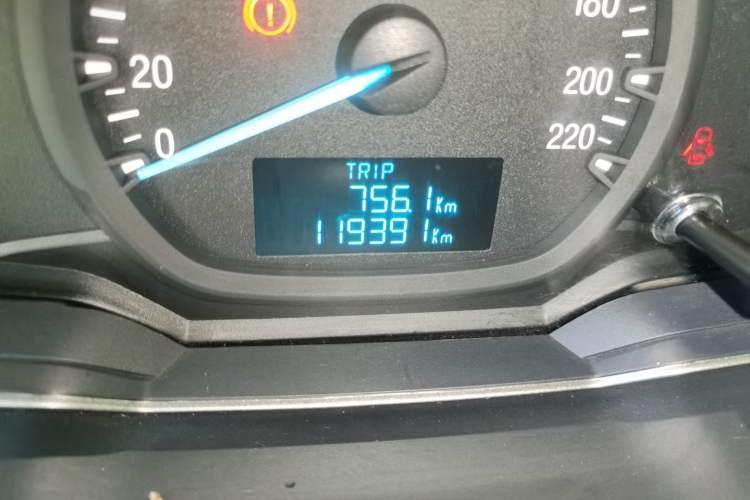 Used Ford Escort 2015 1.5L Manual Comfort Model Odometer Close Up