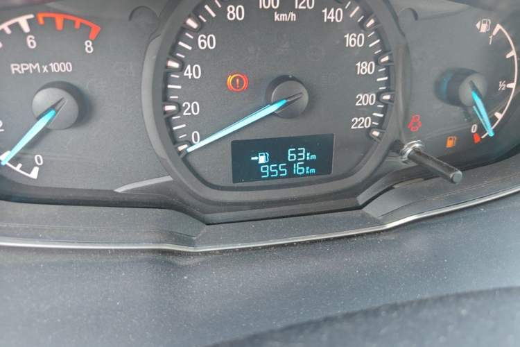 Used Ford Escort 2015 1.5L Manual Comfort Model Odometer Close Up
